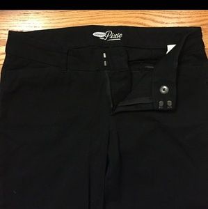 Black old navy pixie ankle pants sz 8